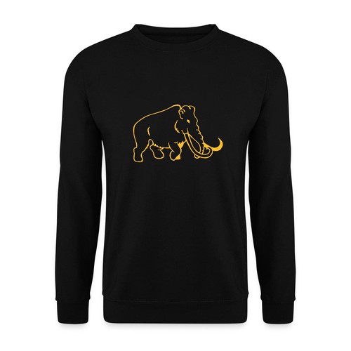 Silhouette mammut line art - silhouette,